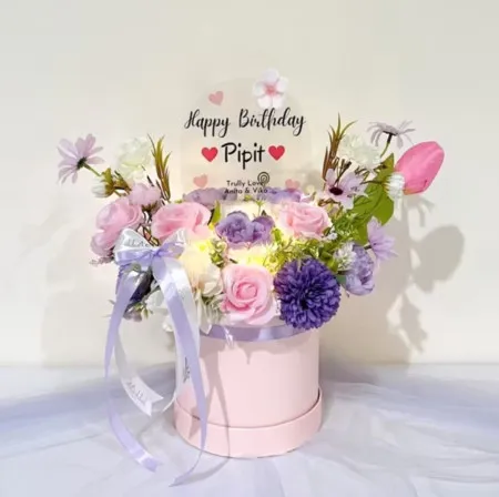 Bloom Box Akrilik Ucapan Ulang Tahun Cimahi